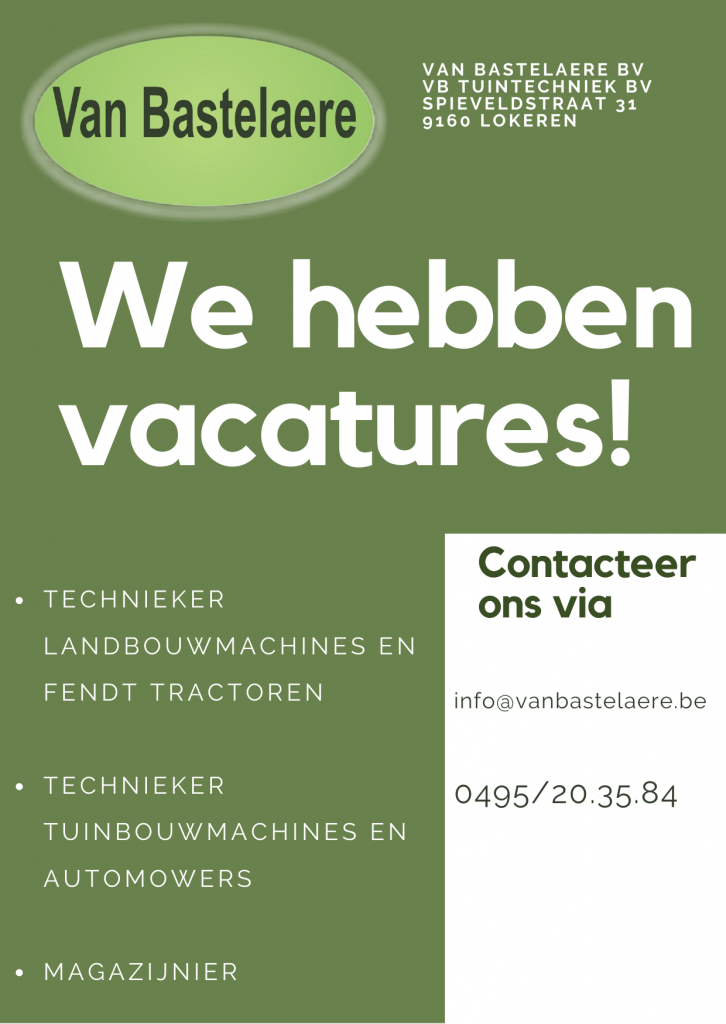 We hebben vacatures